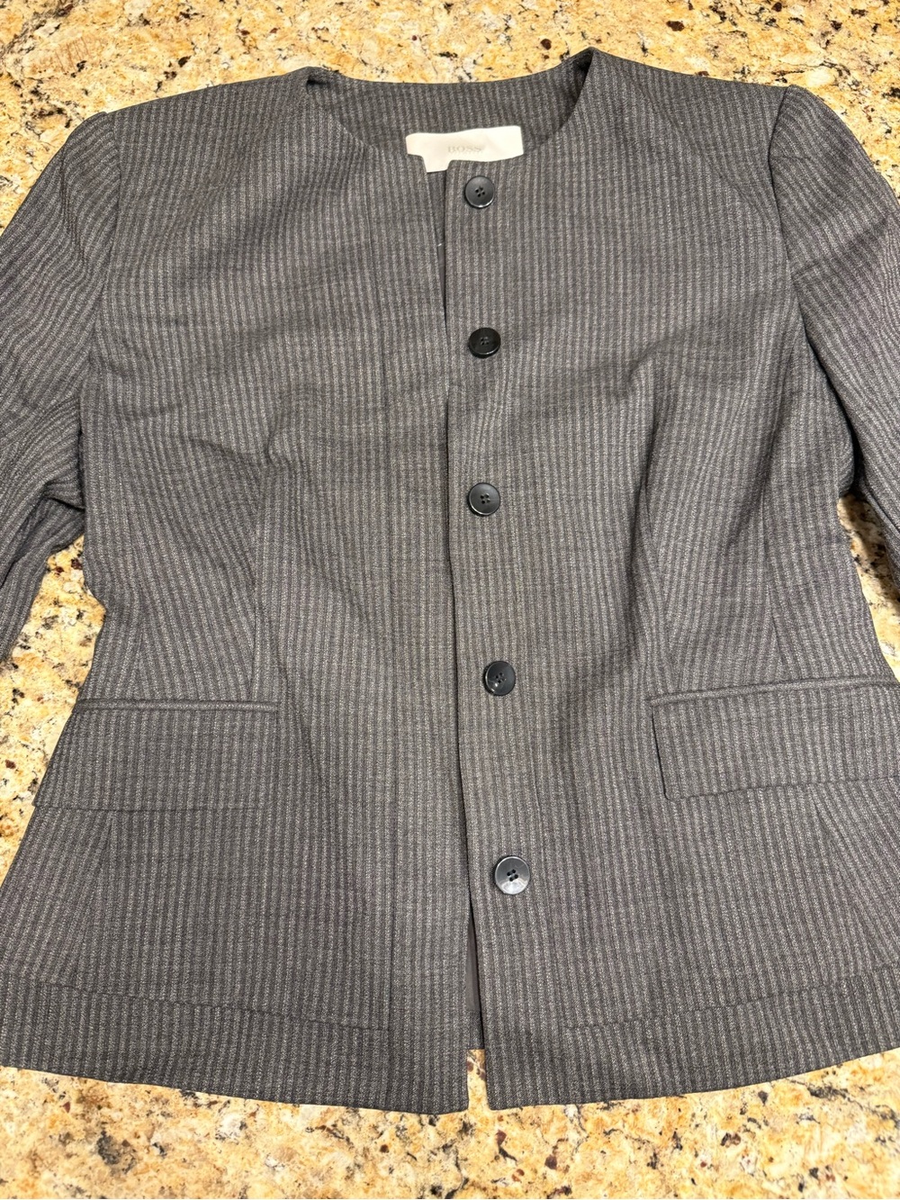 Women’s BOSS Blazer Gray US size 4 - Picture 2 of 5